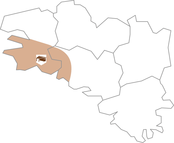 Zone d'intervention abris de l'ouest